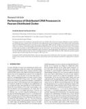 Báo cáo hóa học: Research Article Performance of Distributed CFAR Processors in Pearson Distributed Clutter