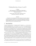 Báo cáo toán học: Parking functions of types A and B