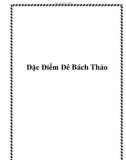 Đặc Điểm Dê Bách Thảo