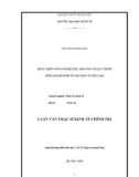 Luận văn Thạc sĩ Kinh tế chính trị: Phát triển công nghiệp phụ trợ gắn với quá trình hình thành kinh tế tri thức ở Việt Nam