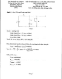 Đáp án đề thi cuối học kỳ năm 2015 - 2016 môn Mạch điện tử
