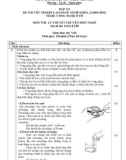 Đáp án đề thi tốt nghiệp cao đẳng nghề khóa 3 (2009-2012) - Nghề: Công nghệ ô tô - Môn thi: Lý thuyết chuyên môn nghề - Mã đề thi: OTO-LT50