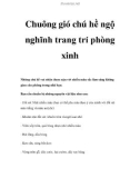 Chuông gió chú hề ngộ nghĩnh trang trí phòng xinh