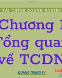 Bài giảng Tài chính doanh nghiệp - Chương 1: Tổng quan về tài chính doanh nghiệp (Quang Trung TV)