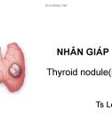 Bài giảng Nhân giáp - Ts. Lê Văn Chi