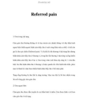 Referred pain