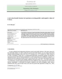 A new mixed mode fracture test specimen covering positive and negative values of T-stress