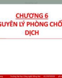 Chương 6: Nguyên lý phòng dịch - Gv. Hoàng Thị Phương Trang