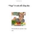 “Nạp” ít calo để sống lâu