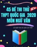 45 đề thi thử THPT Quốc Gia 2020 môn Ngữ văn (Có đáp án)