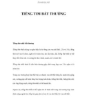 TIẾNG TIM BẤT THƯỜNG