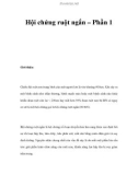 Hội chứng ruột ngắn – Phần 1