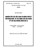 Tóm tắt luận văn Tiến sĩ Y học: Nghiên cứu các rối loạn cơ năng thời kỳ tiền mãn kinh và tác dụng của bài thuốc Kỷ Cúc địa hoàng hoàn gia vị