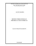 Luận văn Thạc sĩ Luật Kinh tế: Hợp đồng vô hiệu do nhầm lẫn theo pháp luật Việt Nam hiện nay