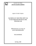 Tóm tắt Luận văn Thạc sĩ Quản trị kinh doanh: Tạo động lực cho công chức tại Ủy ban nhân dân huyện Ea Súp, tỉnh Đăk Lăk