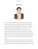 Speaker ProfileNguyen Quang Thuan is currently CEO of StoxPlus Financial Media Corporation