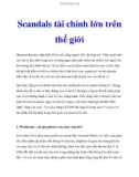 Scandals tài chính lớn trên thế giới