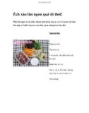 Ếch xào lăn ngon quá đi thôi!