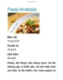 Pasta Arrabiata