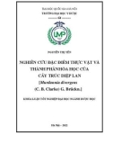 Khóa luận tốt nghiệp: Nghiên cứu đặc điểm thực vật và thành phần hoá học của cây Trúc diệp lan [Murdannia divergens (C. B. Clarke) G. Brückn.]