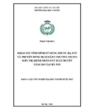 Khóa luận tốt nghiệp: Khảo sát tình hình sử dụng thuốc hạ sốt và truyền dung dịch đẳng trương trong điều trị bệnh nhân sốt xuất huyết năm 2019 tại Hà Nội