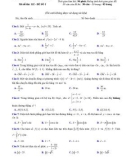 Đề thi học kì 2 môn Toán lớp 12 năm 2020-2021 - Trường THPT Đoàn Thượng, Hải Dương