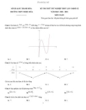 Đề thi thử tốt nghiệp THPT môn Toán năm 2020-2021 có đáp án (Lần 1) - Trường THPT Thiệu Hóa, Thanh Hóa