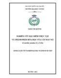 Khóa luận tốt nghiệp: Nghiên cứu đặc điểm thực vật và thành phần hóa học của cây Rau má (Centella asiatica L. Urb.)