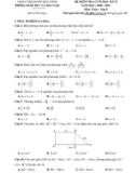 Đề thi học kì 2 môn Toán lớp 8 năm 2020-2021 có đáp án - Phòng GD&ĐT Thành phố Bắc Ninh