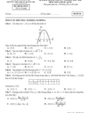 Đề thi giữa học kì 2 môn Toán lớp 10 năm 2023-2024 có đáp án - Trường THPT Thị xã Quảng Trị
