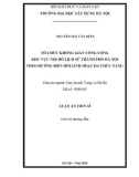 Luận án Tiến sĩ Quy hoạch Vùng và Đô thị: Tổ chức không gian công cộng khu vực nội đô lịch sử thành phố Hà Nội theo hướng biến đổi linh hoạt đa chức năng