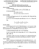 Đề thi tuyển sinh vào lớp 10 môn Toán (chung) năm 2023 có đáp án - Trường THPT chuyên KHTN, Hà Nội