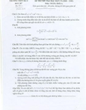 Đề thi thử đại học đợt 6 môn Toán khối A (2008-2009) - THPT Đào Duy Từ