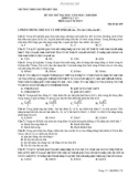 ĐỀ THI THỬ ĐẠI HỌC NĂM HỌC: 2010-2011 MÔN VẬT LÝ (Mã đề 139)