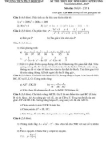 Đề thi học sinh giỏi môn Toán lớp 8 cấp trường năm 2019-2020 có đáp án - Trường THCS Phan Bội Châu