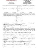 Đề thi học sinh giỏi cấp trường môn Toán lớp 10 năm 2022-2023 - Trường THPT Ngô Gia Tự