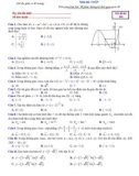 Đề thi thử tốt nghiệp THPT môn Toán năm 2022 có đáp án (Lần 3) - Trường THPT chuyên Hạ Long (Mã đề 101)