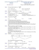 Đề thi thử THPT Quốc gia môn Toán năm 2020 - THPT Chu Văn An