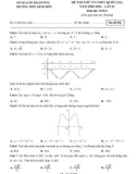 Đề thi thử tốt nghiệp THPT Quốc gia môn Toán năm 2020-2021 có đáp án - Trường THPT Kinh Môn (Lần 2)
