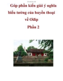 Góp phần kiến giải ý nghĩa biểu tưởng của huyền thoại về Ơđip Phần 2