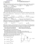 Đề kiểm tra 45 phút môn Vật lí lớp 12 năm 2016-2017 - THPT Hàm Thuận Bắc - Mã đề 358