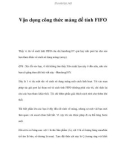 Vận dụng công thức mảng để tính FIFO