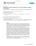 Báo cáo y học: Glimepiride-induced cholestasis in a man with diabetes mellitus: a case report