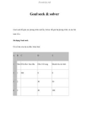 Goal seek & solver