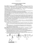 Đề thi học sinh giỏi lớp 12 có đáp án môn: Vật lý - Bảng A (Năm học 1999-2000)