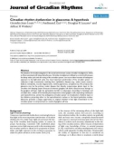 Báo cáo y học:  Circadian rhythm dysfunction in glaucoma: A hypothesis