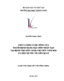 Tóm tắt luận văn Thạc sĩ Y tế công cộng: Chất lượng cuộc sống của người bệnh mang hậu môn nhân tạo tại Bệnh viện Hữu Nghị Việt Đức năm 2018 và một số yếu tố liên quan