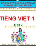 Bài giảng môn Tiếng Việt lớp 1 sách Cánh diều năm học 2020-2021 - Bài 107: au – âu (Trường Tiểu học Ái Mộ B)