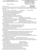 Đề thi giữa học kì 2 môn Lịch sử lớp 12 năm 2022-2023 - Trường THPT Nguyễn Tất Thành, Đắk Lắk