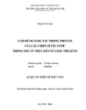 Luận án Tiến sĩ Ngữ văn: Cảm hứng sáng tác trong thơ văn của các chiến sĩ yêu nước trong nhà tù thực dân nửa đầu thế kỉ XX